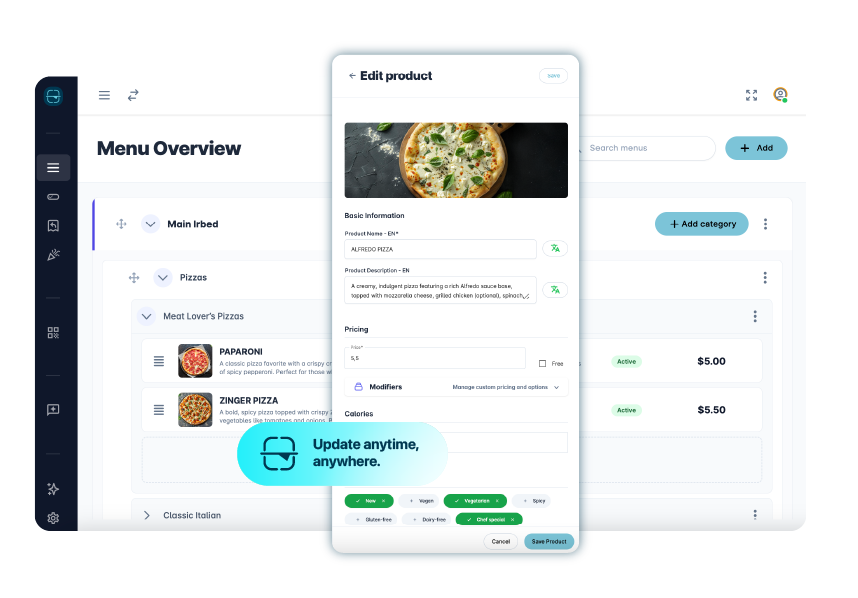Smart Menu Control